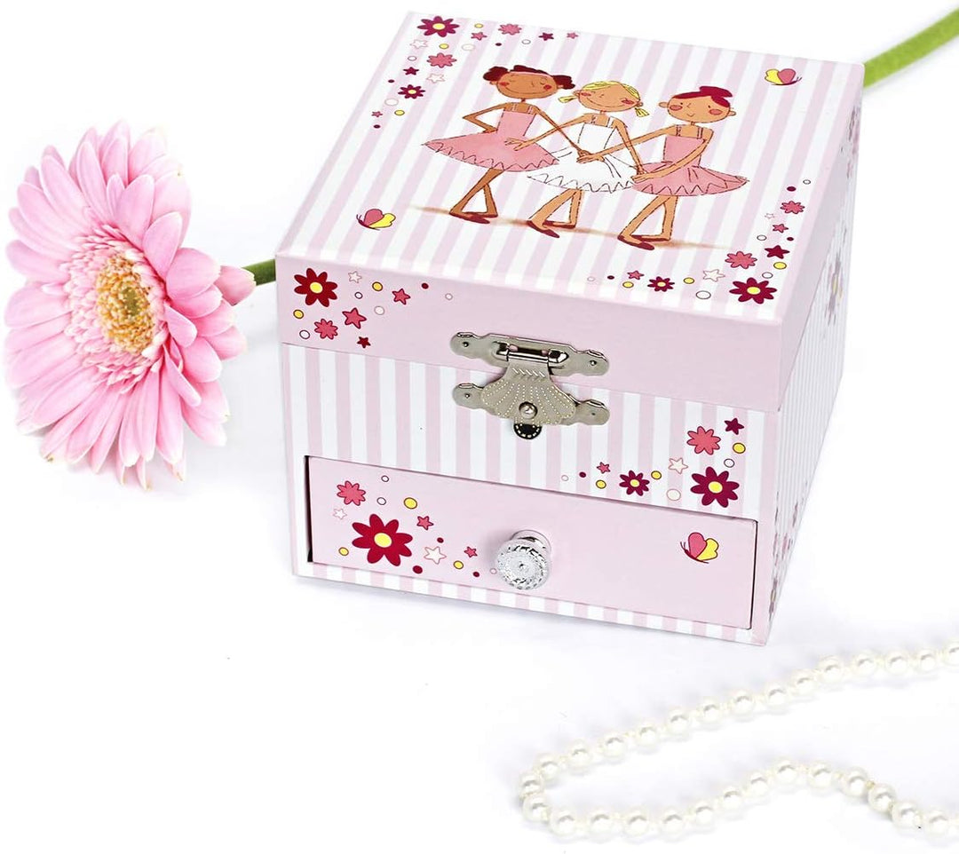 Trousselier - Ballerina - Musikschmuckdose - Spieluhr - Ideales Geschenk für junges Mädchen - Phosph