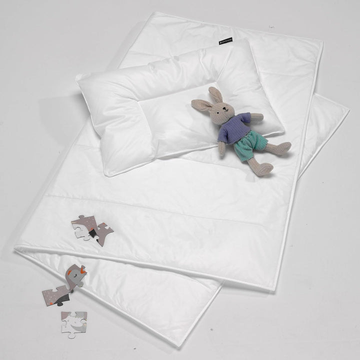 Centa-Star Kinder Duo-Leichtsteppbett Junior weiss Grösse 100x135 cm 100x135 + 40x60 Weiss, 100x135