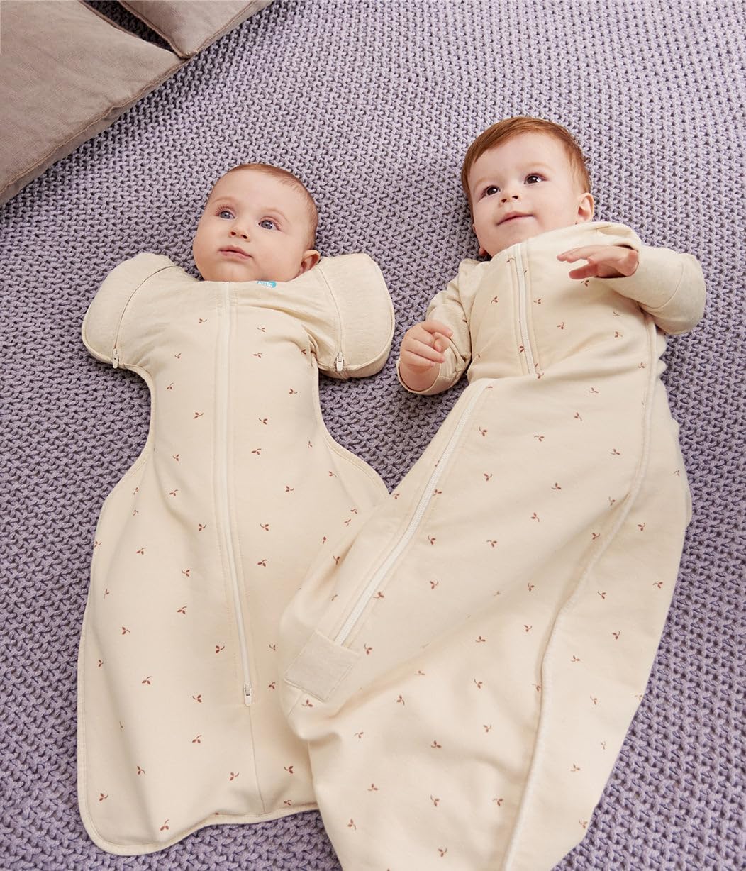 Love To Dream Swaddle UP Übergangspucksack, Baby-Schlafsack, Ganzjahres-Baumwollfleece, hilft Baby s