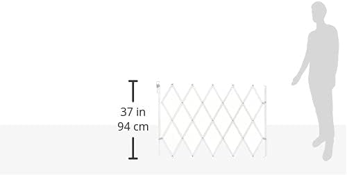 nordlinger Pro 742001: Fix Barriere Tiere aus Holz ausziehbar weiss