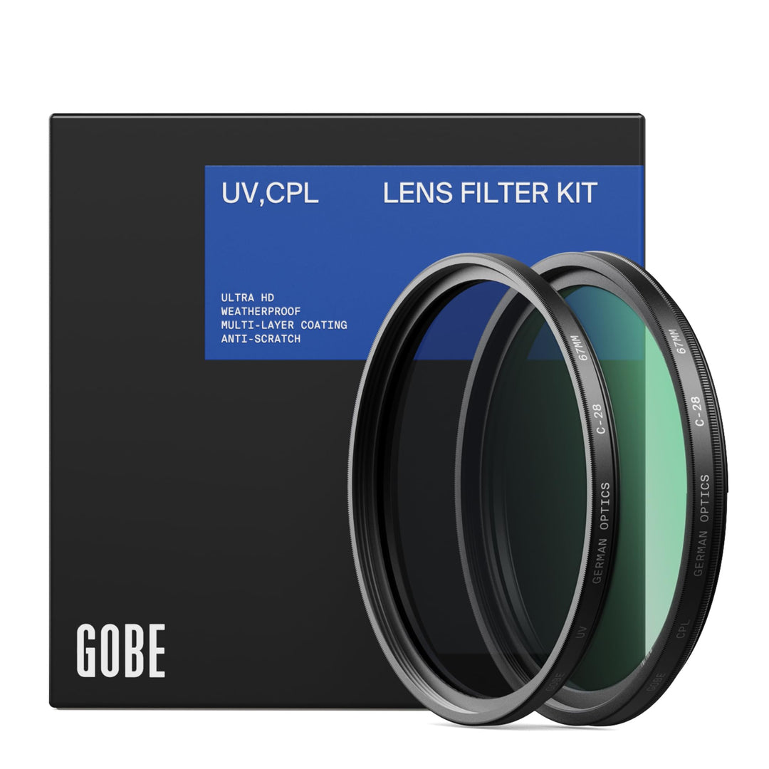 Gobe 67 mm UV Filter + Polfilter (CPL) - Filter Kit (3Peak) 67mm, 67mm