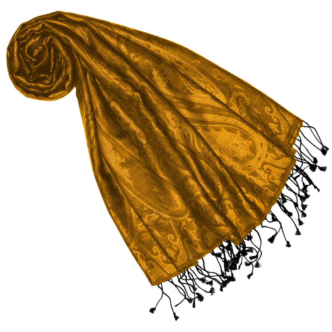 Lorenzo Cana Pashmina Schal Schaltuch jacquard gewebt 100% Seide Paisley Muster Seidenschal Seidentu