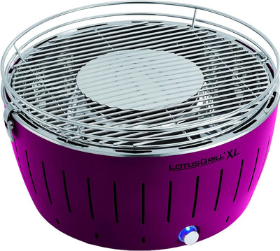 LotusGrill Kohlegrill Serie 435 XL, Zitrus, 43,5 x 35 x 25,7 cm, Lila Lilac, Lilac