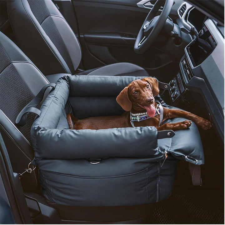 Hundeautositz für Kleine Hunde, Hunde Autositz Sitzerhöhung für 10kg kleine Memory-Schaum-Hundebett
