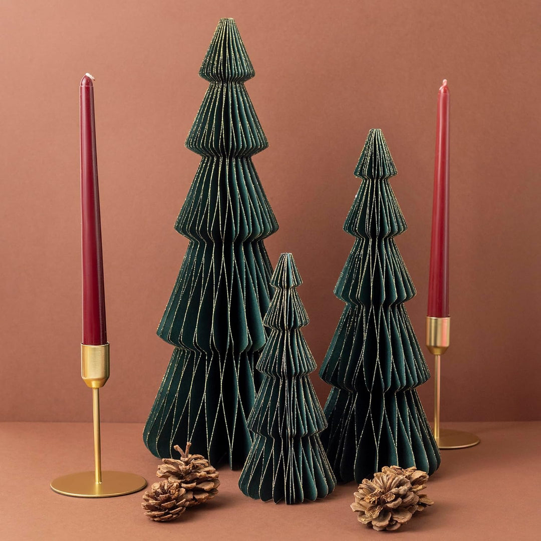 Weihnachtsbaum & Weihnachtsdeko - Deko für Zuhause, oder Büro - tischdeko Weihnachten - 3er-Set Weih