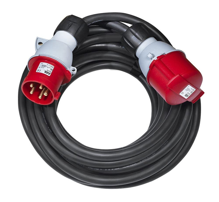 Brennenstuhl Kabel Verlängerungskabel CEE IP44 10 m 32 A/415 V schwarz