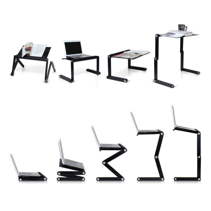 OHMG Laptop-Ständer, faltbar, für Laptop, Bett, Tablett, Leseständer, neigbar, für Sofa, Buch, Zeits