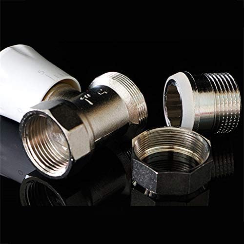 Powertool Heizkörperventile, 1 Stück Fussbodenheizungsarmatur Thermostatventil TRV Messing Chrom Hei