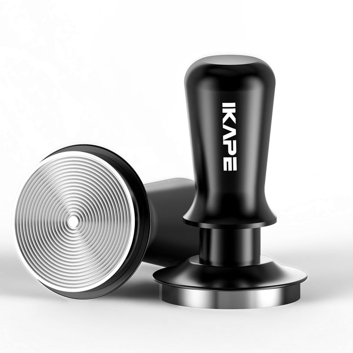 IKAPE 51mm Espresso Tamper, Premium Barista Kaffee Tamper mit kalibrierten Feder belastet, 100% Edel