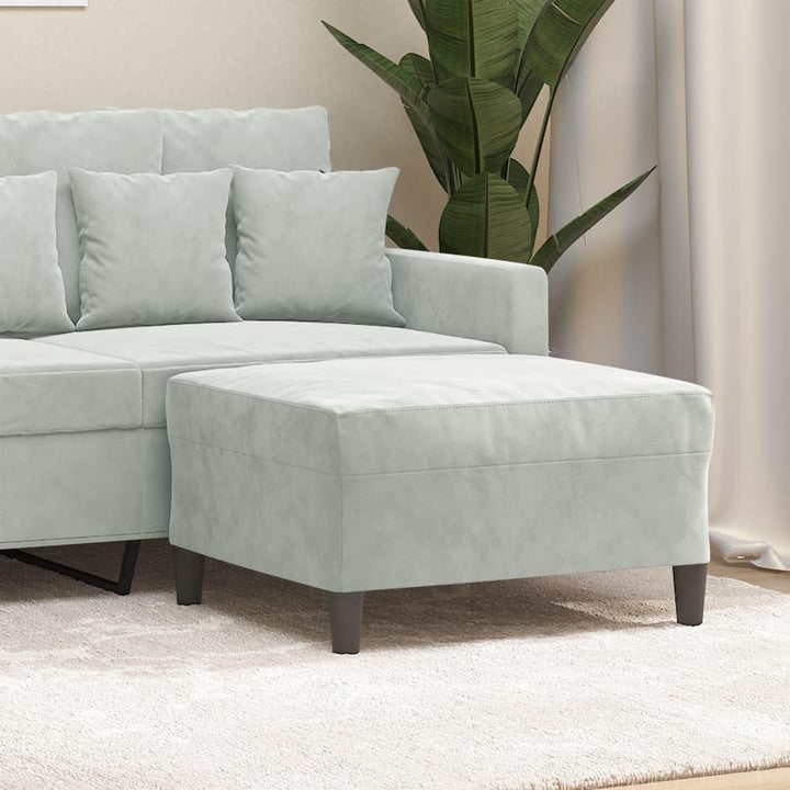 vidaXL Fusshocker, Sitzhocker Sitzbank mit Holzrahmen, Polsterhocker Hocker für Wohnzimmer, Fussbank