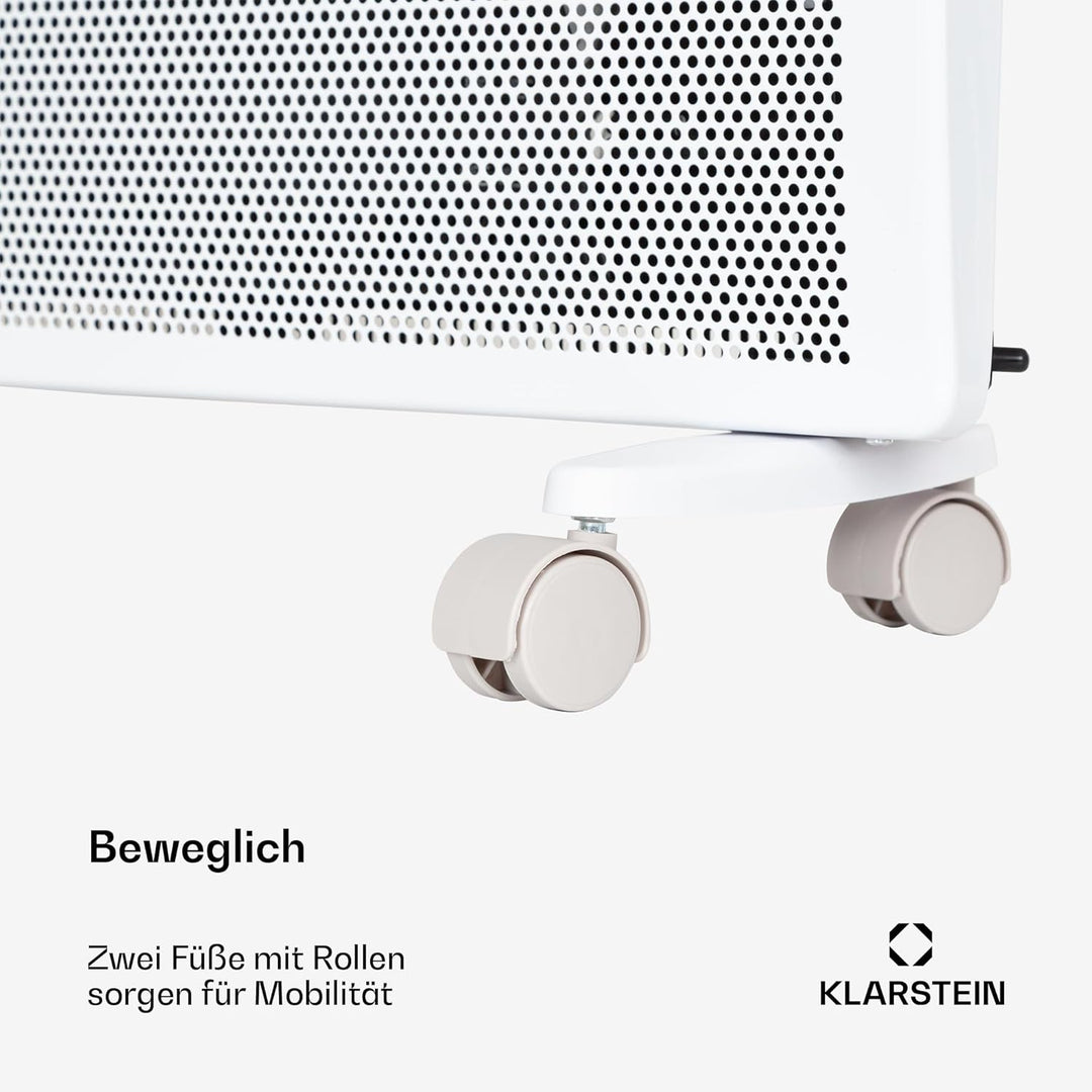 Klarstein Hot Spot Slimcurve Double 2-in-1 Heizgerät - Konvektions- und Infrarotheizung, Überhitzung