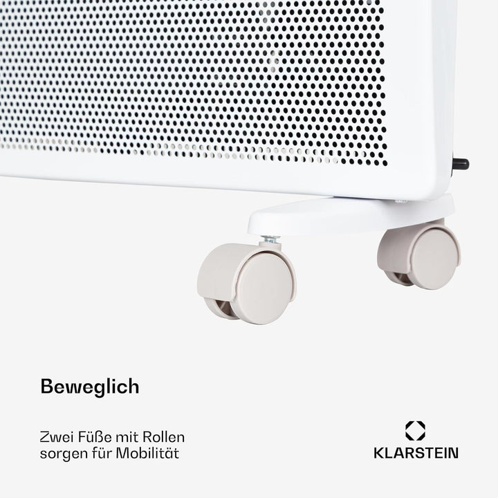 Klarstein Hot Spot Slimcurve Double 2-in-1 Heizgerät - Konvektions- und Infrarotheizung, Überhitzung