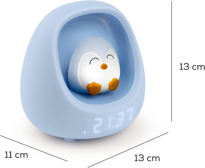Bigben Kinderwecker mit Nachtlicht (Pinguin), Pinguin