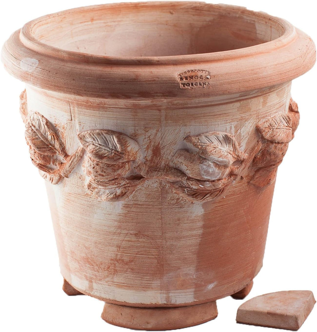 Blumentopf Pflanzgefäss Übertopf Terracotta FROSTFEST QUALITÄTSWARE Conca LIMONI (48cm), 48cm