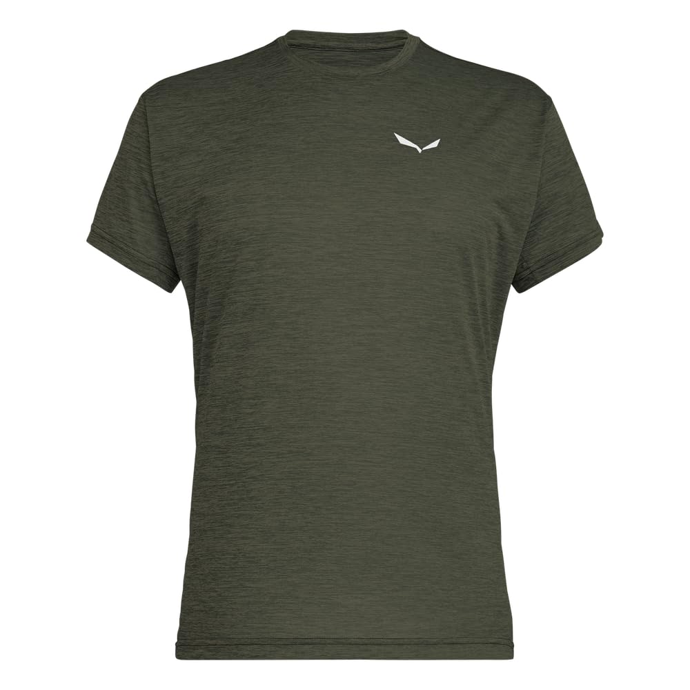 Salewa Puez Melange Dry T-Shirt Herren M Faded Green Melange, M Faded Green Melange
