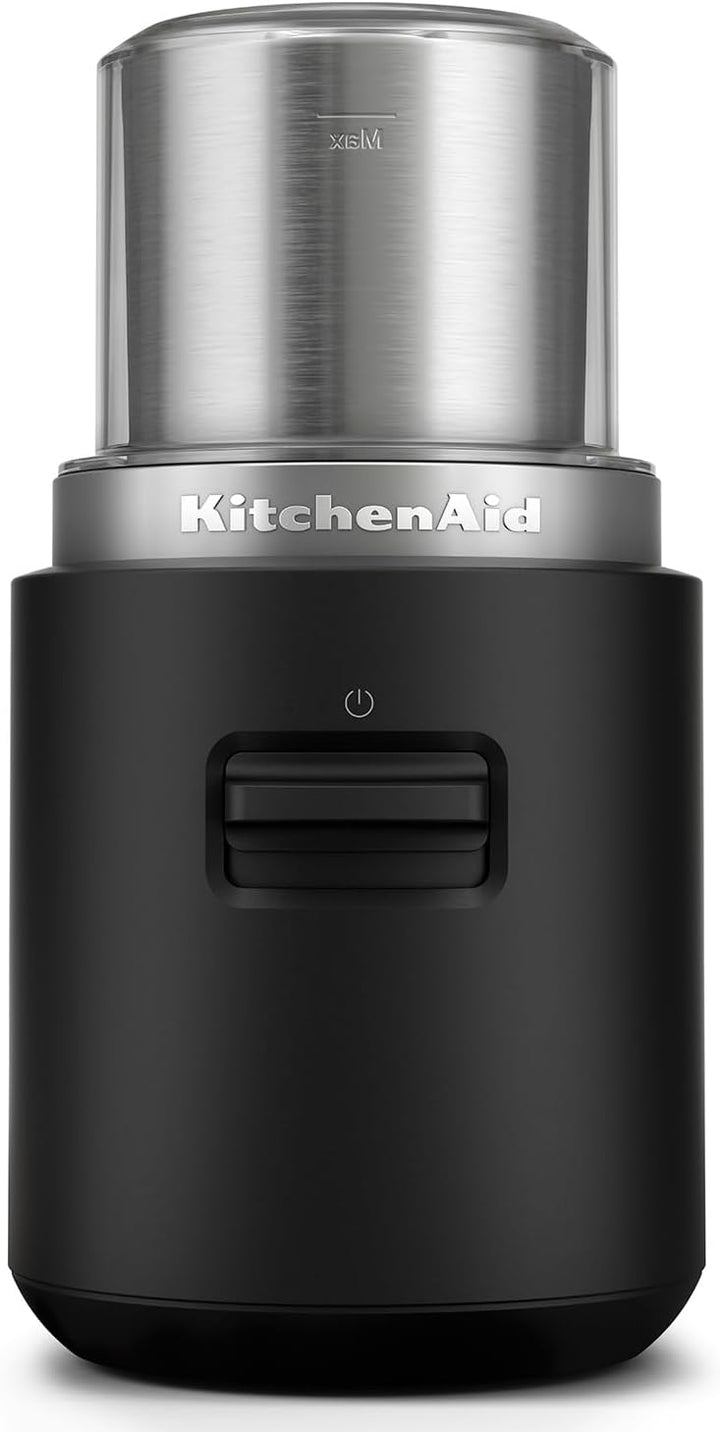KitchenAid Go | Kabellose Kaffeemühle für frisch gemahlenen Kaffee für unterwegs | 113 g-Mahlbehälte