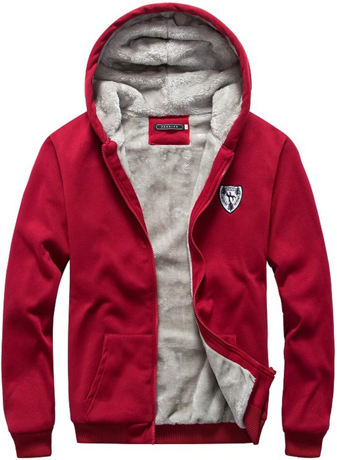 Duohropke Trainingsanzug Herren Winter Warm Jogginganzug mit Fleece Gefütterte, Männer Sportanzug Ca