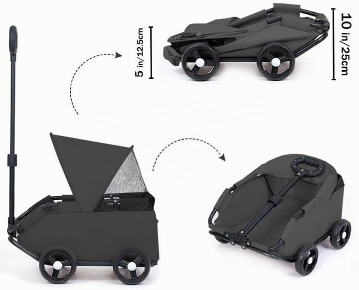 Haustierauto, bequem zum Tragen während Autofahrten und Spaziergängen, faltbar, platzsparend, geeign