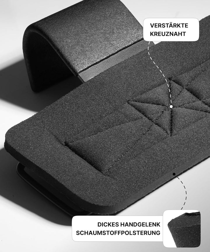DMoose Fitness Zughilfen Krafttraining für Männer &amp; Frauen (Paar) - Reissfestes Nylon mit 8 mm dicke