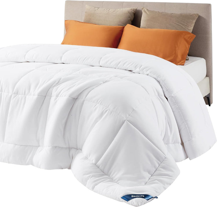 BEDSURE Bettdecke 135x200 Ganzjahresdecke 4 Jahreszeiten, Steppdecke für Allergiker 300GSM Duvet 135