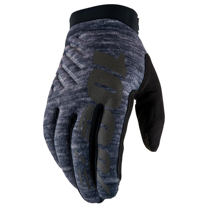 100% GUANTES Unisex Brisker Gloves Heather Grey-L Handschuhe, Grau meliert (grau), L