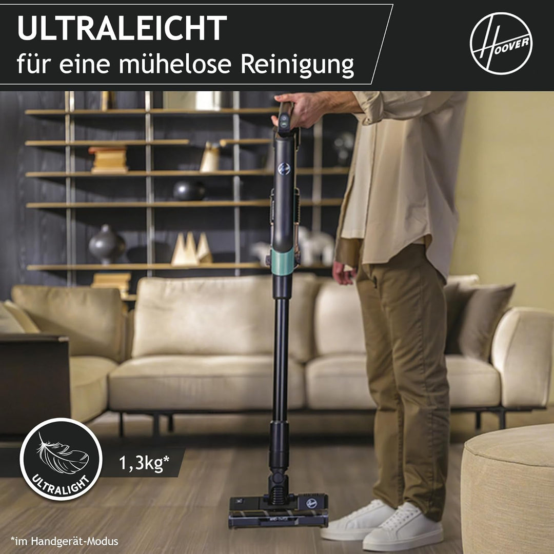 Hoover ultraleichter kabelloser HF2 Akku Staubsauger für Tierhaare, mit Verdichtungs-Funktion für 3X