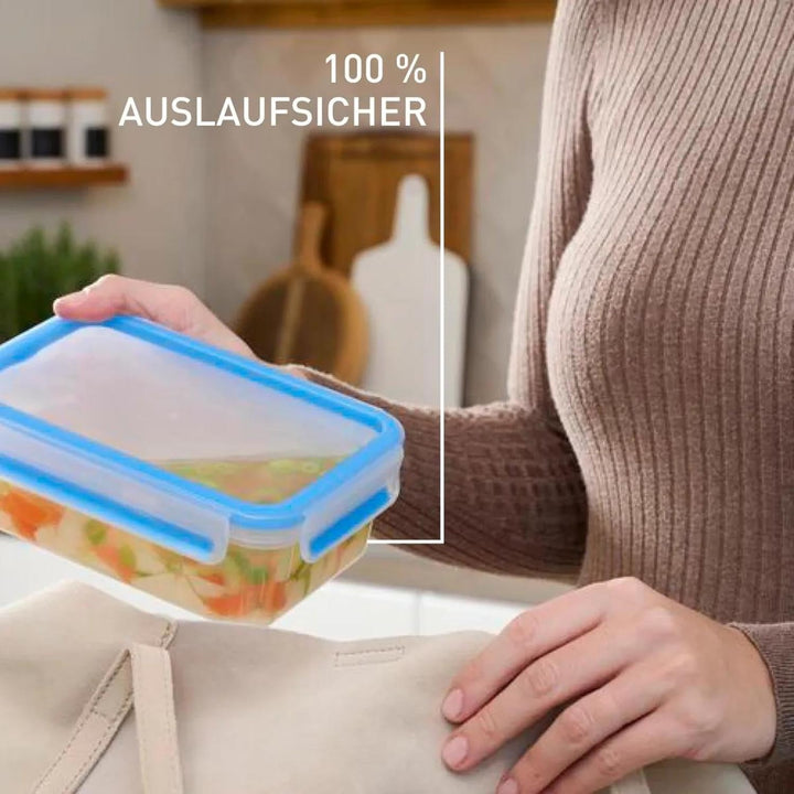 EMSA Clip & Close Frischhaltedose, rechteckig, 10,6 L, Maxiformat, Aufbewahrungsbox, 100 Prozent dic