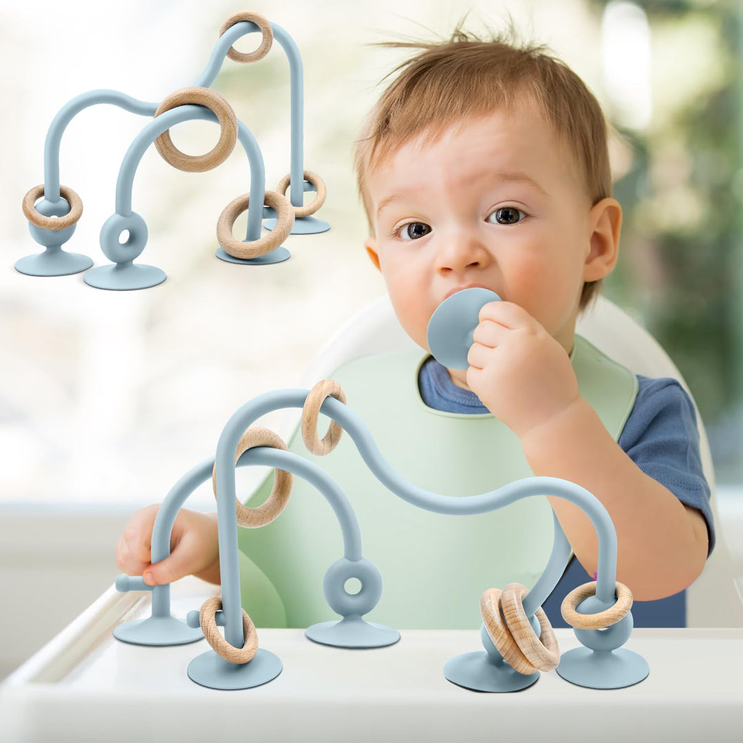 AiTuiTui Beissring Baby Spielzeug, Eignung Baby Spielzeug Ab 3 Monate, Baby Beissspielzeug Relief mi
