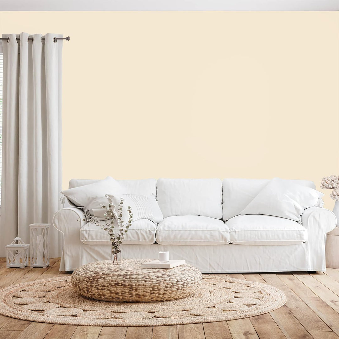 BOX DECO COULEURS Natura Wandfarbe Natur ökologisch Matt Innen Innen - 1L Beige Schnur Beige.