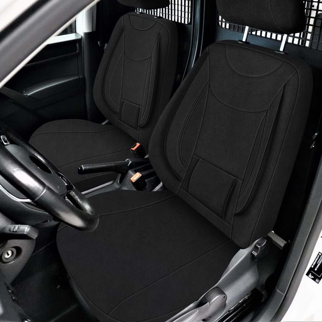 Sitzbezüge Auto für 2011-2021 VW Caddy 4, Autositzbezüge Auto-Sitzschoner Schonbezüge Sitzauflagen S