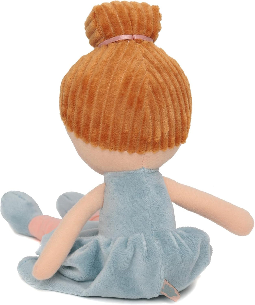 Jollein Stoffpuppe Kuschelpuppe - Doll Rose - 100% Polyester - 32x10x6cm - Kuscheltier - Puppe Flowe
