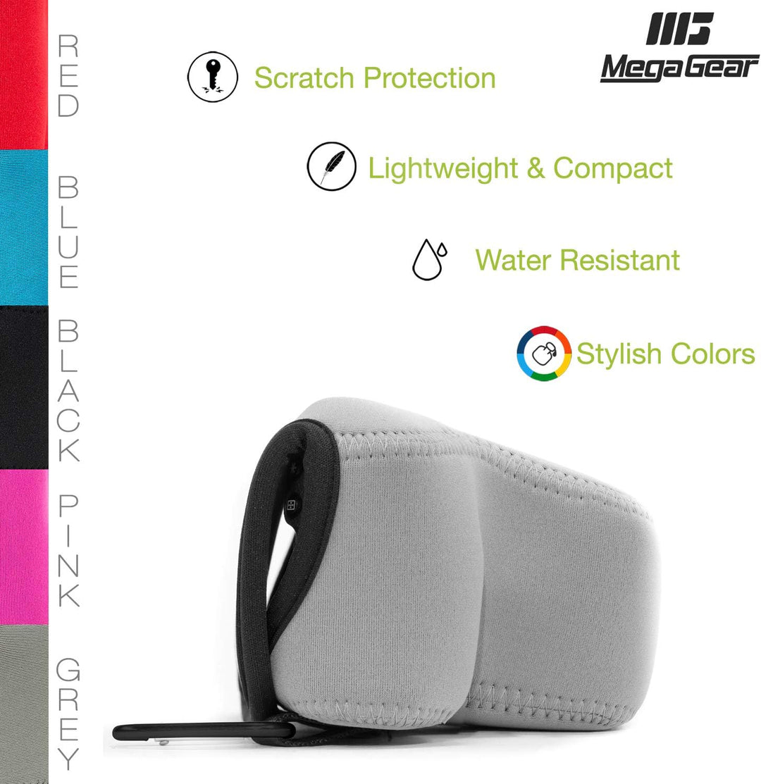 MegaGear MG512 Olympus PEN E-PL9, E-PL8, E-PL7 Ultraleichte Kameratasche aus Neopren - Grau