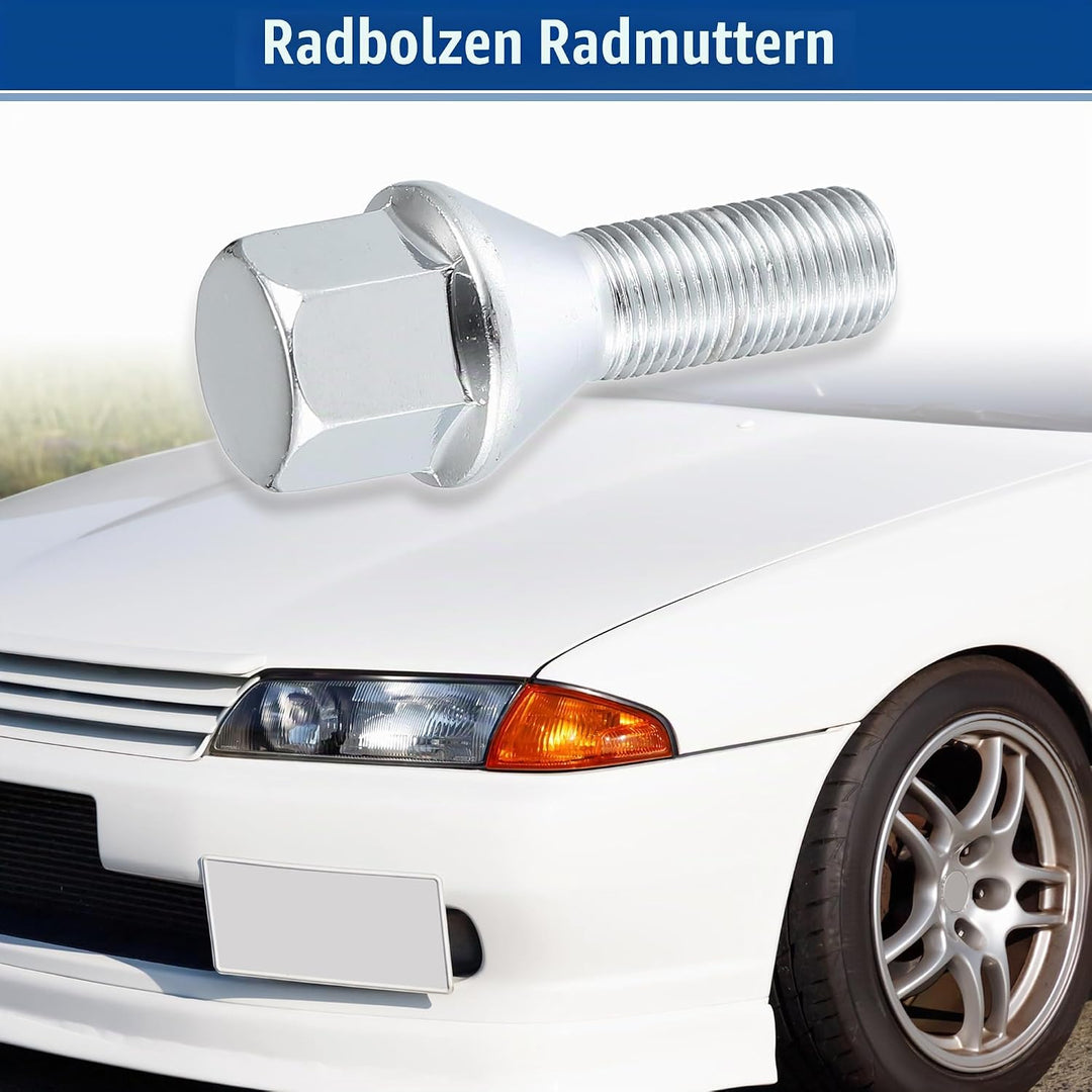 QUARKZMAN Radmuttern passend für Jeep Compass Nr. 6509933AA - 20 Stück