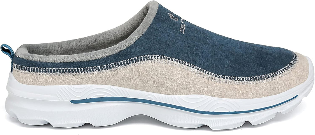 CELANDA Damen Herren Clogs Hausschuhe Herbst rutschfest Pantoletten Verdicken Warm Walking Schuhe Be
