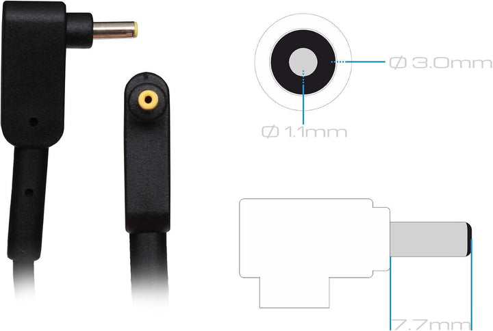 Acer Aspire V3-372 Original Netzteil 65 Watt Flache Bauform