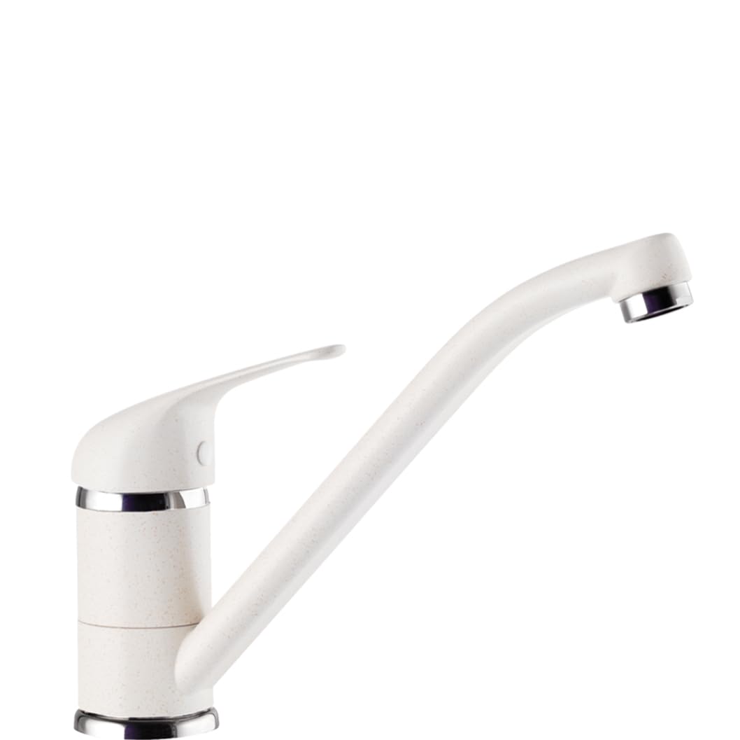 SCHOCK Omega-Einhebelmischer mit schwenkbarem Auslauf, Farbe Weiss, H140