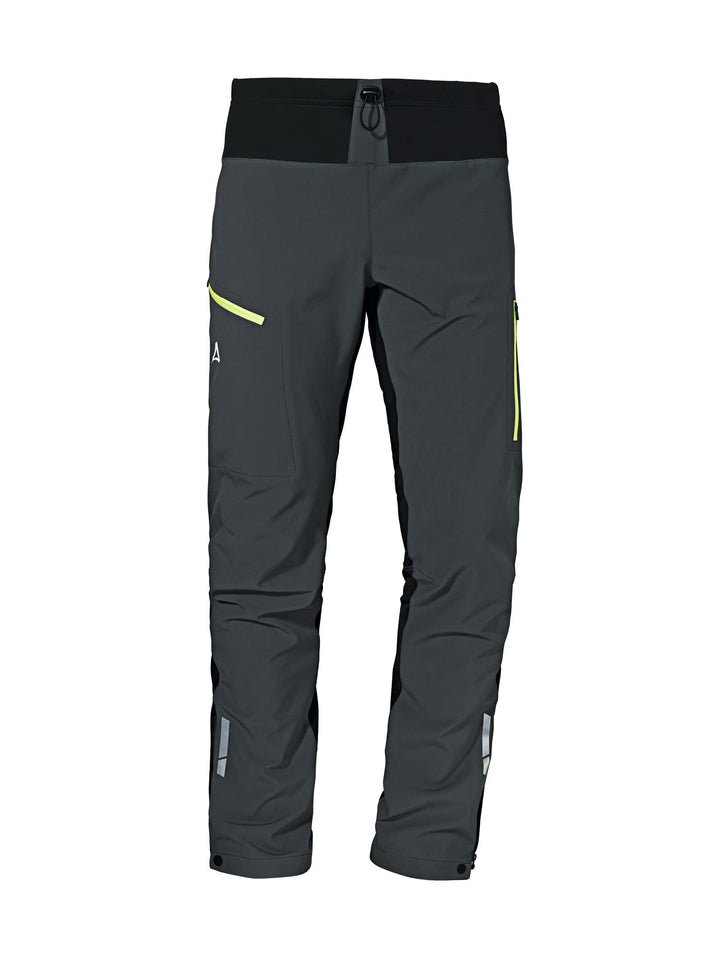 Schöffel Herren Softshell Pants Rinnen M Wind-und Wasserabweisende Winter Wanderhose mit Body Mappin