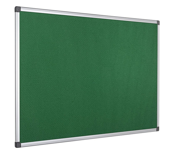 Bi-Office Filztafel Maya, Mit Aluminiumrahmen, Grüne Filzoberfläche, Zum Gebrauch Mit Pinnnadeln, Pi