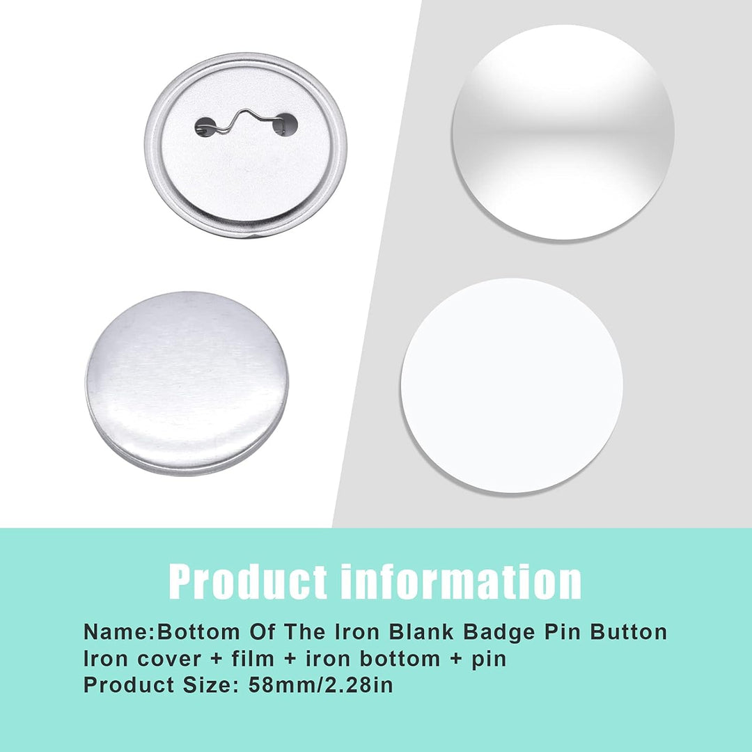 200er Set DIY Pins Buttons Design ein Abzeichen, Buttons Selber Machen, Button-Set mit Pin, für Bast
