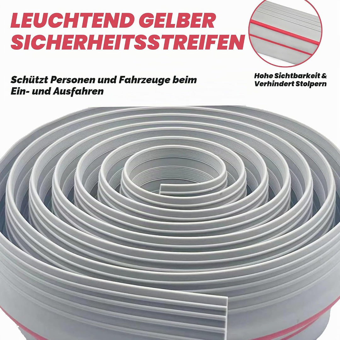 Garagentor Dichtung 3M universeller Schwellendichtung Wetterfeste Gummi-Bodenabdichtung，Gummi DIY Bo