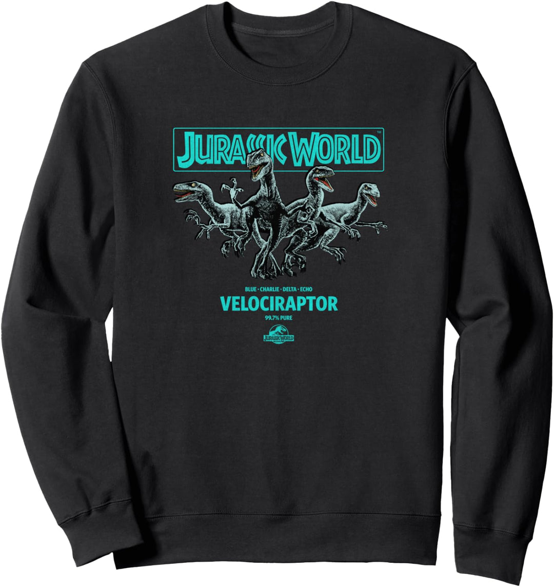 Jurassic World Velociraptor Group Ready To Rage Sweatshirt