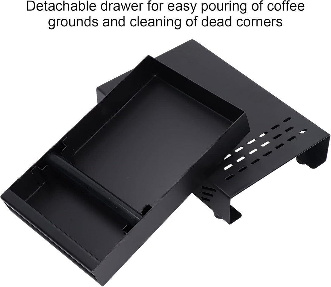 Abnehmbare Kaffee-Klopfbox aus Edelstahl mit Stossdämpfendem Behälter Im Barista-Stil mit Rutschfest