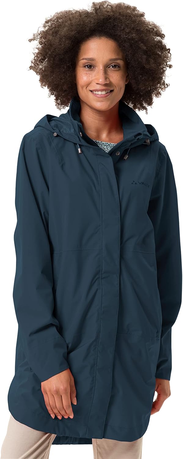 VAUDE Women's Mineo 2.5L Coat - Regenmantel für Damen - wasserdicht, winddicht und atmungsaktiv 40 d