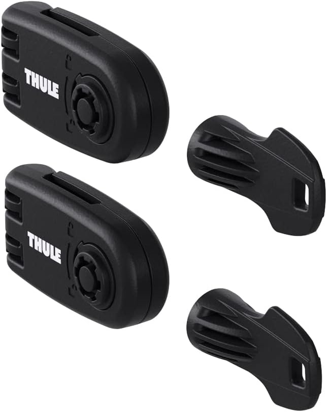 Thule Wheel Strap Locks Radgurtschlösser Schwarz Black, One-Size Schwarz 1size, Schwarz 1size