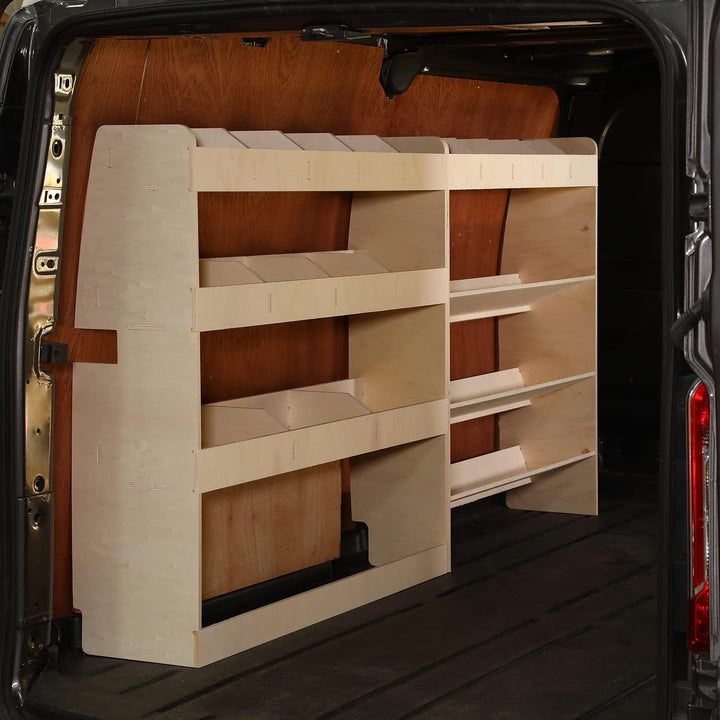 Vanify - Kompatibel mit Ford Transit Custom L2 2012+ Fahrzeugeinrichtung Fahrzeugregale, Werkzeugkas