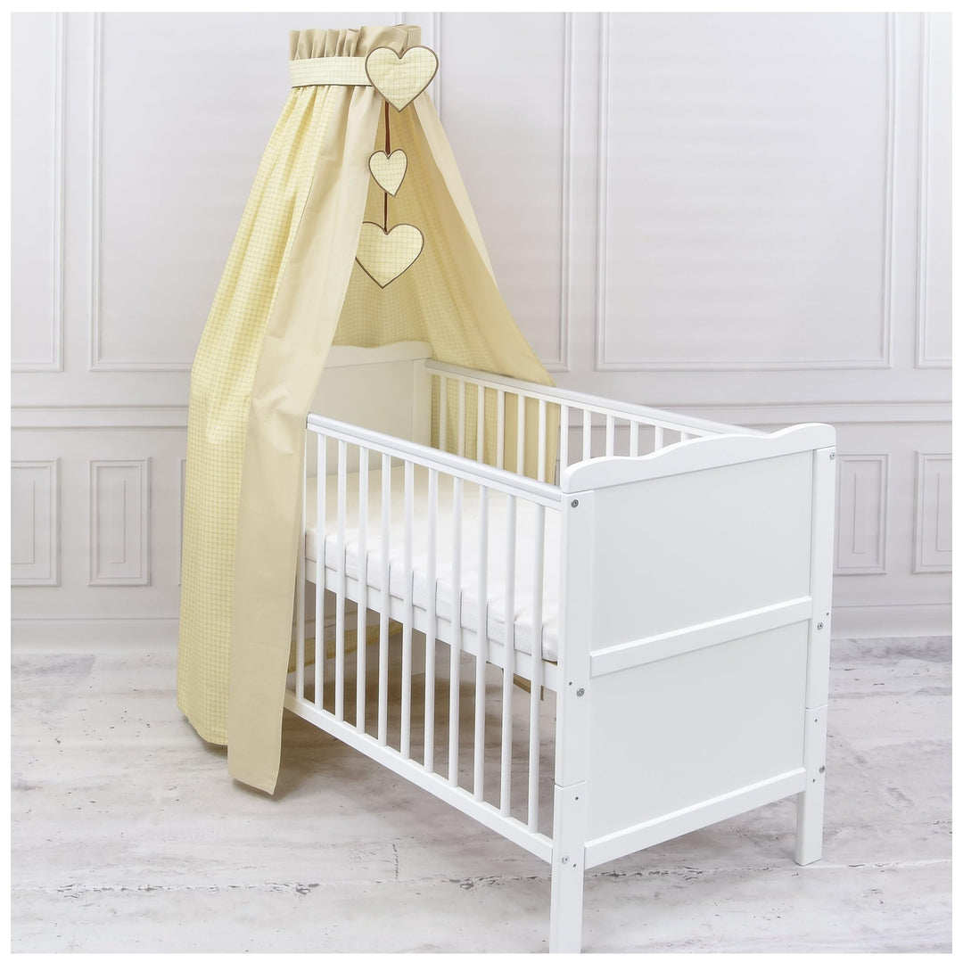 Generisch Baby Delux Babybett Himmel Betthimmel Baumwolle Baldachin für Babybett Kinderbett Wiege St