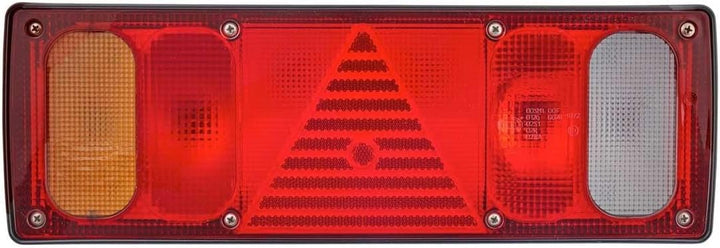 HELLA - Heckleuchte - EasyConn I - Glühlampe - Anbau/geschraubt - Lichtscheibenfarbe: mehrfarbig - S