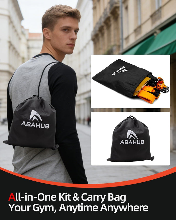 Abahub Klimmzugband Set Klimmzughilfe Widerstandsbänder Pull UP Band für Klimmzüge, Training zu Haus