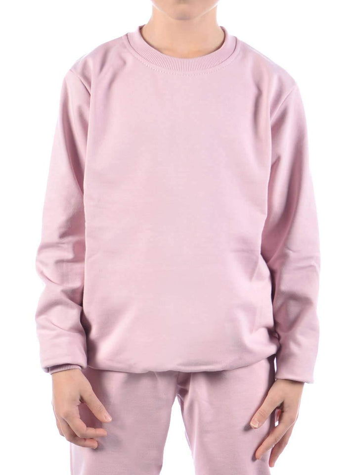 Mädchen Pullover Kinder Pulli Langarm Sweatshirt 30321, Lachs