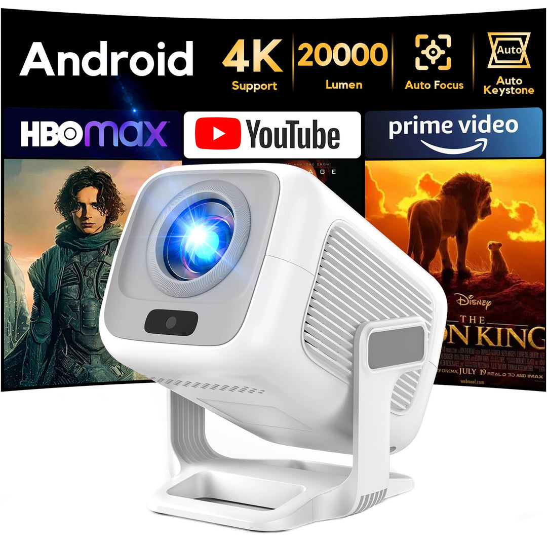 Beamer, AKIYO 7500 Lumen WiFi Mini Beamer Full HD, Native 1080P Full HD Heimkino Video Beamer, HiFi-